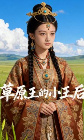 短剧《草原王的小王后》海报