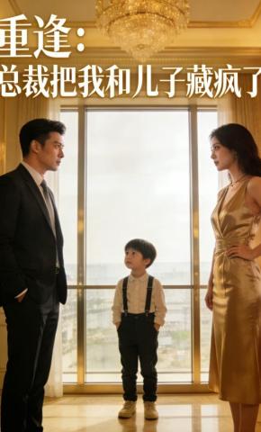 短剧《重逢：总裁把我和儿子藏疯了》海报