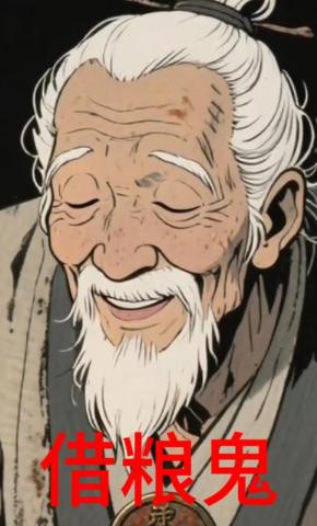 短剧《借粮鬼》海报