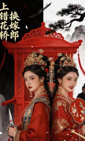 短剧《上错花轿，换嫁郎》海报