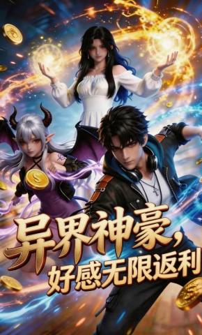 短剧《异界神豪，好感无限返利！》海报
