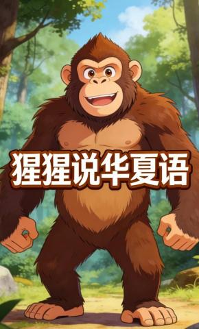 短剧《猩猩说华夏语》海报