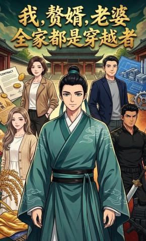 短剧《我，赘婿，老婆全家都是穿越者》海报