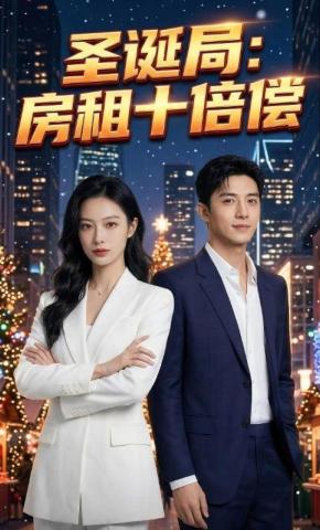 短剧《圣诞局：房租十倍偿》海报