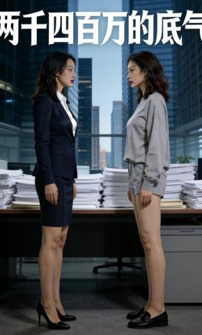 短剧《两千四百万的底气》海报