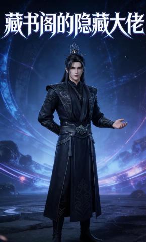 短剧《藏书阁的隐藏大佬》海报