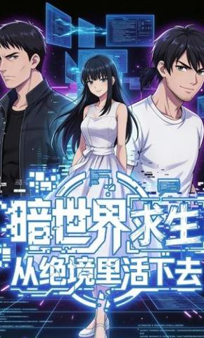 短剧《暗世界求生，从绝境里活下去》海报