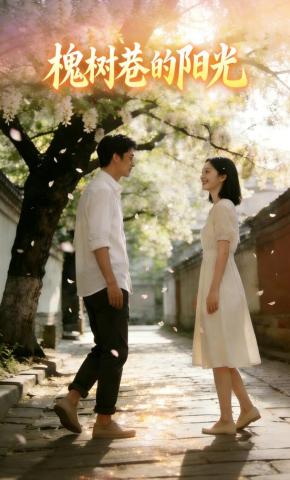短剧《槐树巷的阳光》海报