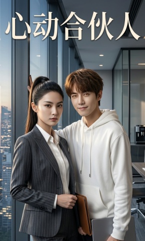 短剧《心动合伙人》海报
