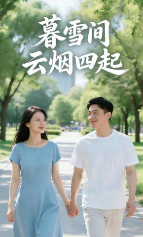 短剧《暮雪间云烟四起》海报