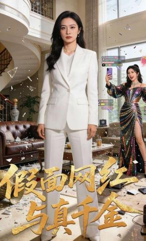 短剧《假面网红与真千金》海报