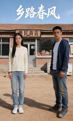 短剧《乡路春风》海报