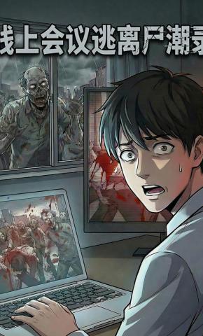 短剧《线上会议逃离尸潮录》海报