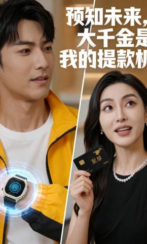 短剧《预知未来，大千金是我的提款机》海报