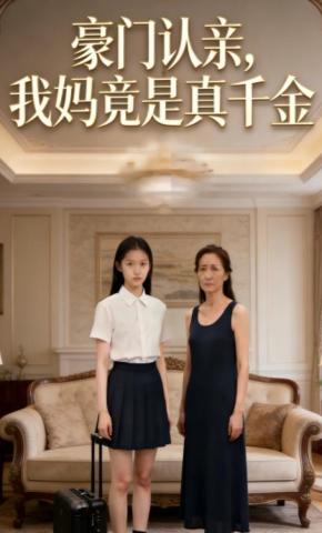 短剧《豪⻔认亲，我妈竟是真千⾦》海报