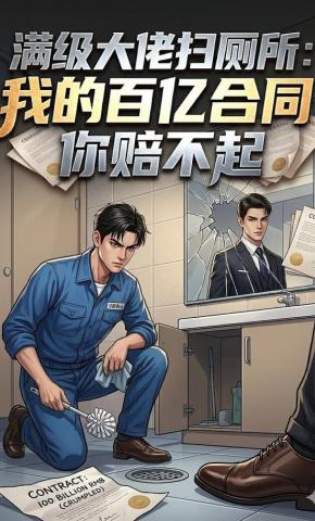 短剧《满级大佬扫厕所：我的百亿合同你赔不起》海报