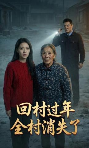 短剧《回村过年，全村消失了》海报