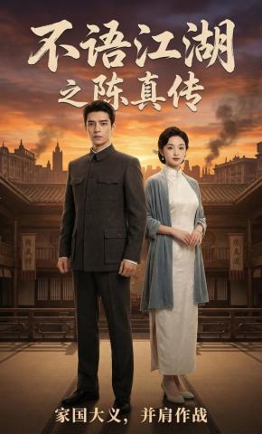 短剧《不语江湖之陈真传》海报