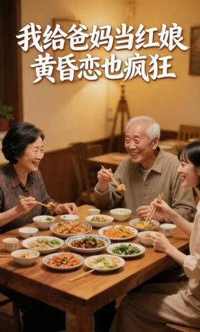 短剧《我给爸妈当红娘，黄昏恋也疯狂》海报