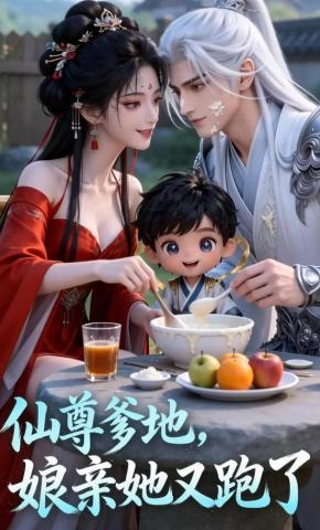 短剧《仙尊爹地，娘亲她又跑了》海报