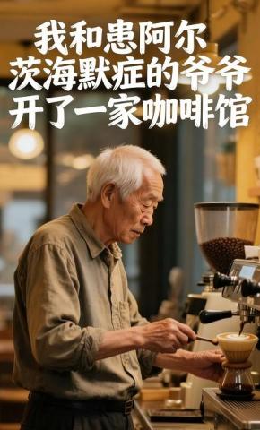 短剧《我和患阿尔茨海默症的爷爷，开了一家咖啡馆》海报