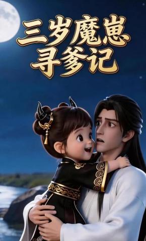 短剧《三岁魔崽寻爹记》海报