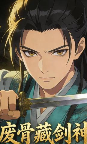 短剧《废骨藏剑神》海报