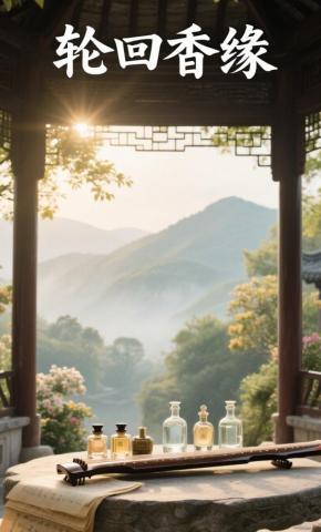 短剧《轮回香缘》海报