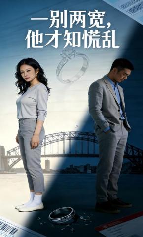 短剧《一别两宽，他才知慌乱》海报