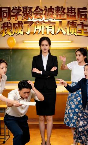 短剧《同学聚会被整蛊后，我成了所有人债主》海报