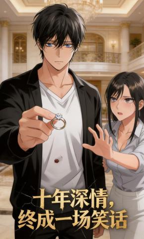 短剧《十年深情，终成一场笑话》海报