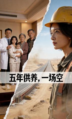 短剧《五年供养，一场空》海报