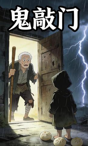 短剧《鬼敲门》海报