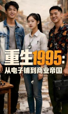 短剧《重生1995：从电子铺到商业帝国》海报
