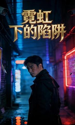 短剧《霓虹下的陷阱》海报