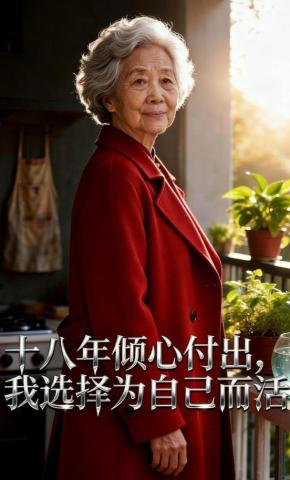 短剧《十八年倾心付出，我选择为自己而活》海报