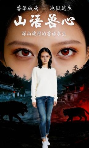 短剧《山语兽心》海报