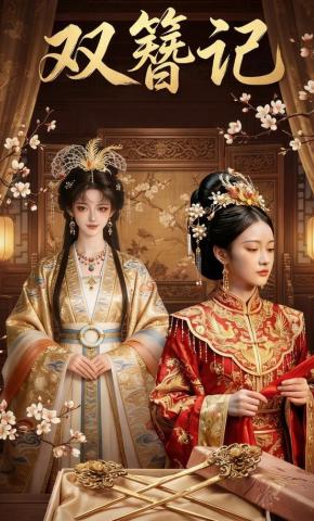 短剧《双簪记》海报