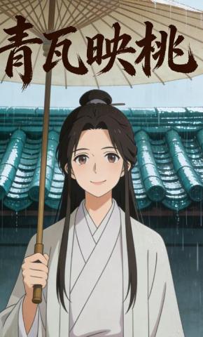 短剧《青瓦映桃》海报