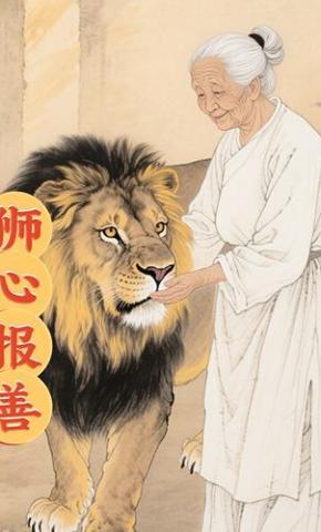 短剧《狮心报善》海报
