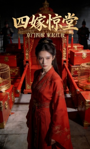 短剧《四嫁惊堂》海报