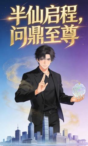 短剧《半仙启程，问鼎至尊》海报