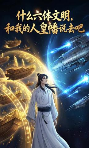 短剧《什么六体文明，和我的人皇幡说去吧》海报