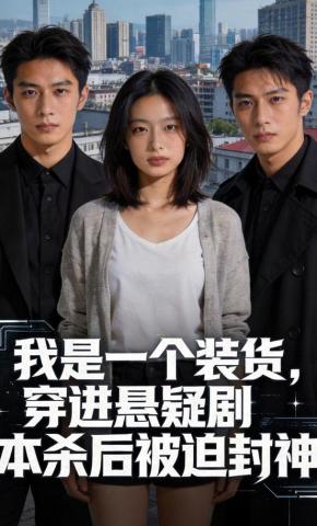 短剧《我是一个装货，穿进悬疑剧本杀后被迫封神》海报