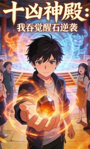 短剧《十凶神殿：我吞觉醒石逆袭》海报