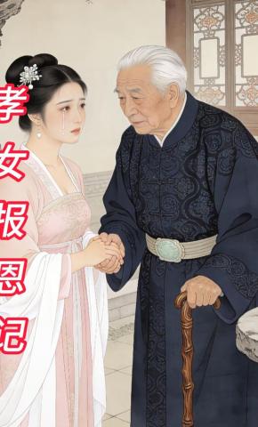 短剧《孝女报恩记》海报