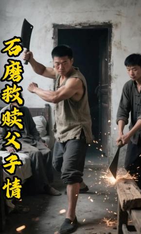 短剧《石磨救赎父子情》海报