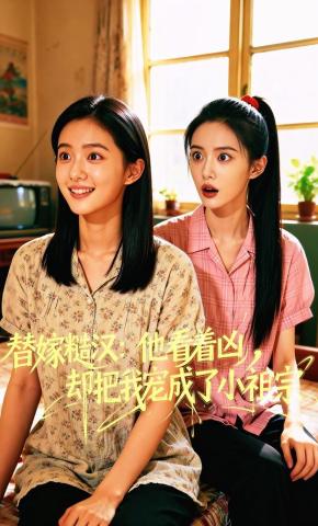 短剧《替嫁糙汉：他看着凶，却把我宠成了小祖宗》海报