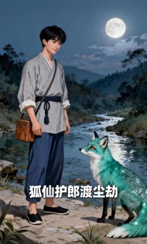 短剧《狐仙护郎渡尘劫》海报