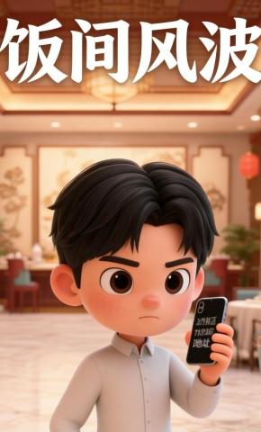 短剧《饭间风波》海报